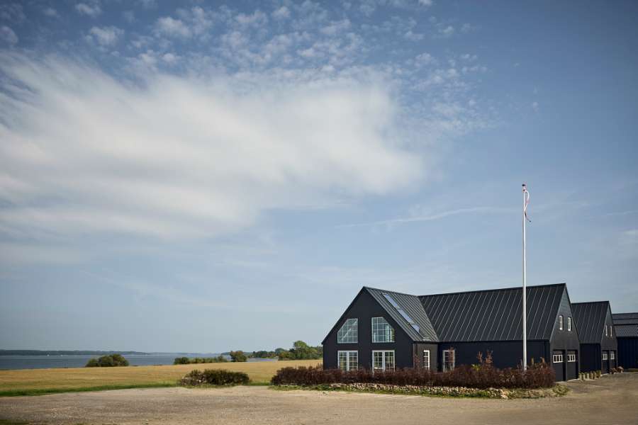 Meerblick und Stahlprofile auf Bogø, Grønsundvej 610, 4793 Bogø, Dänemark